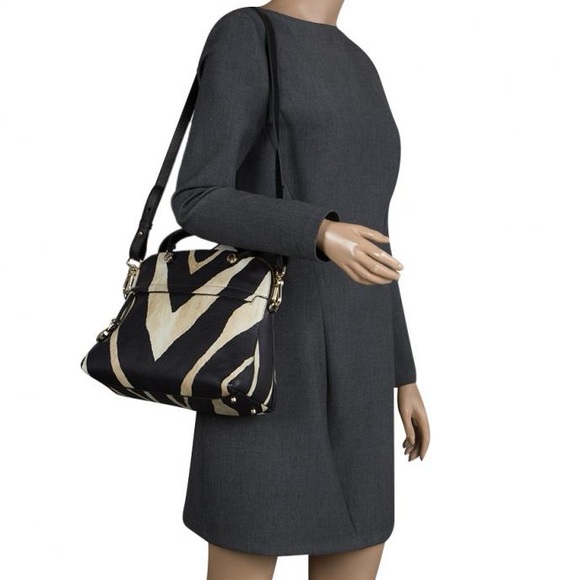 Furla Piper leather zebra print bag - Picture 2 of 13